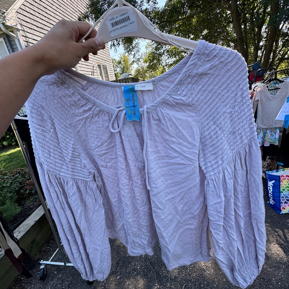 Mustard Seed Peasant Blouse